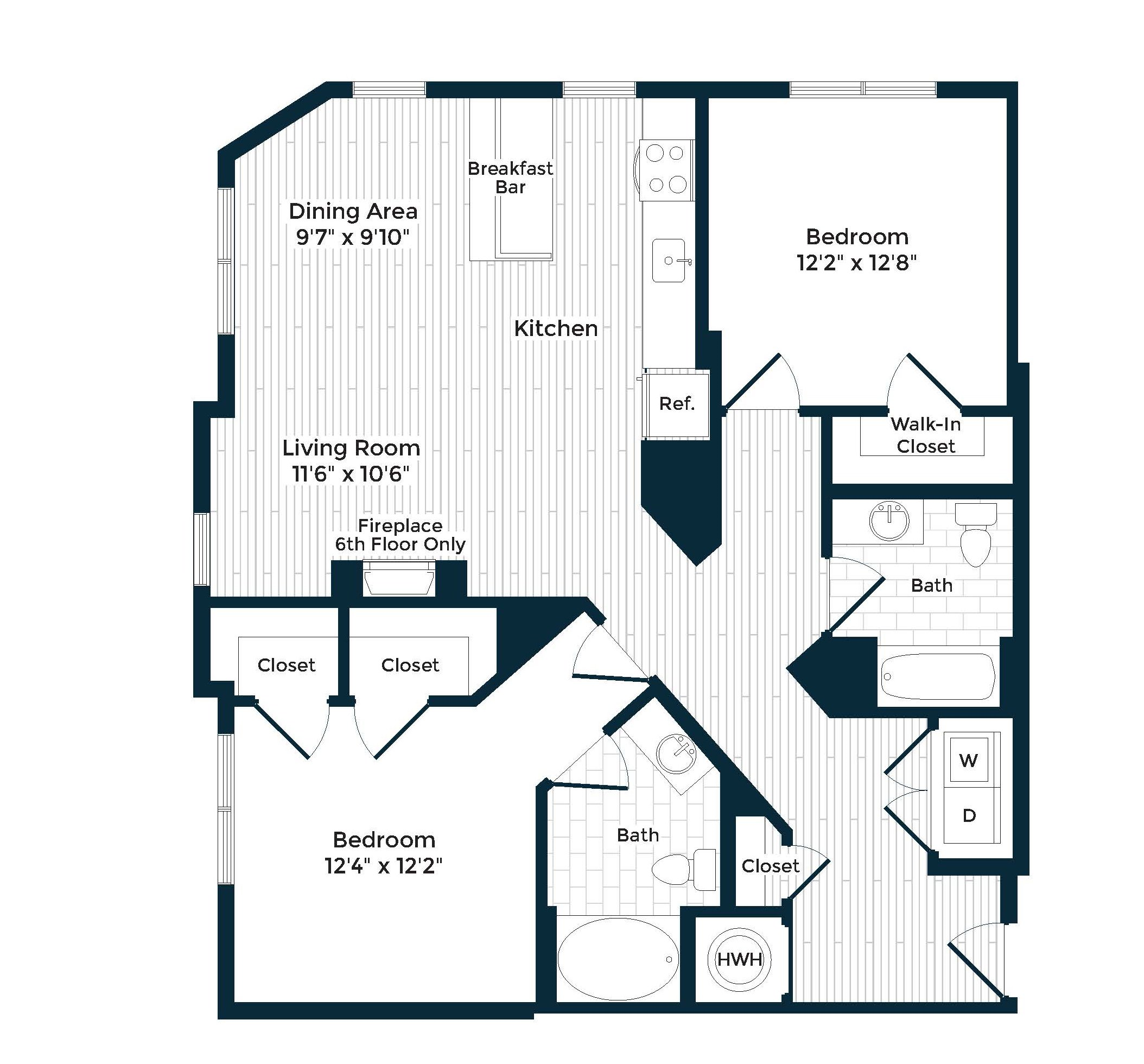Suite A Floorplan